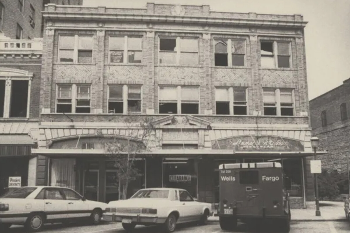Vintage view of the Bulluck Hospital Building on North Front Street in Wilmington