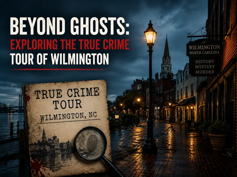 Exploring The True Crime Tour of Wilmington at night
