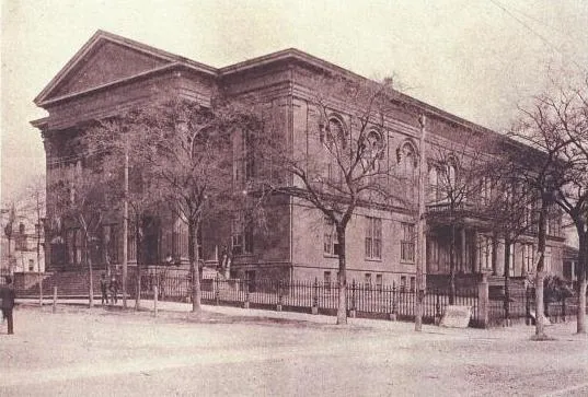 Historic Thalian Hall in Wilmington, North Carolina, circa 1898