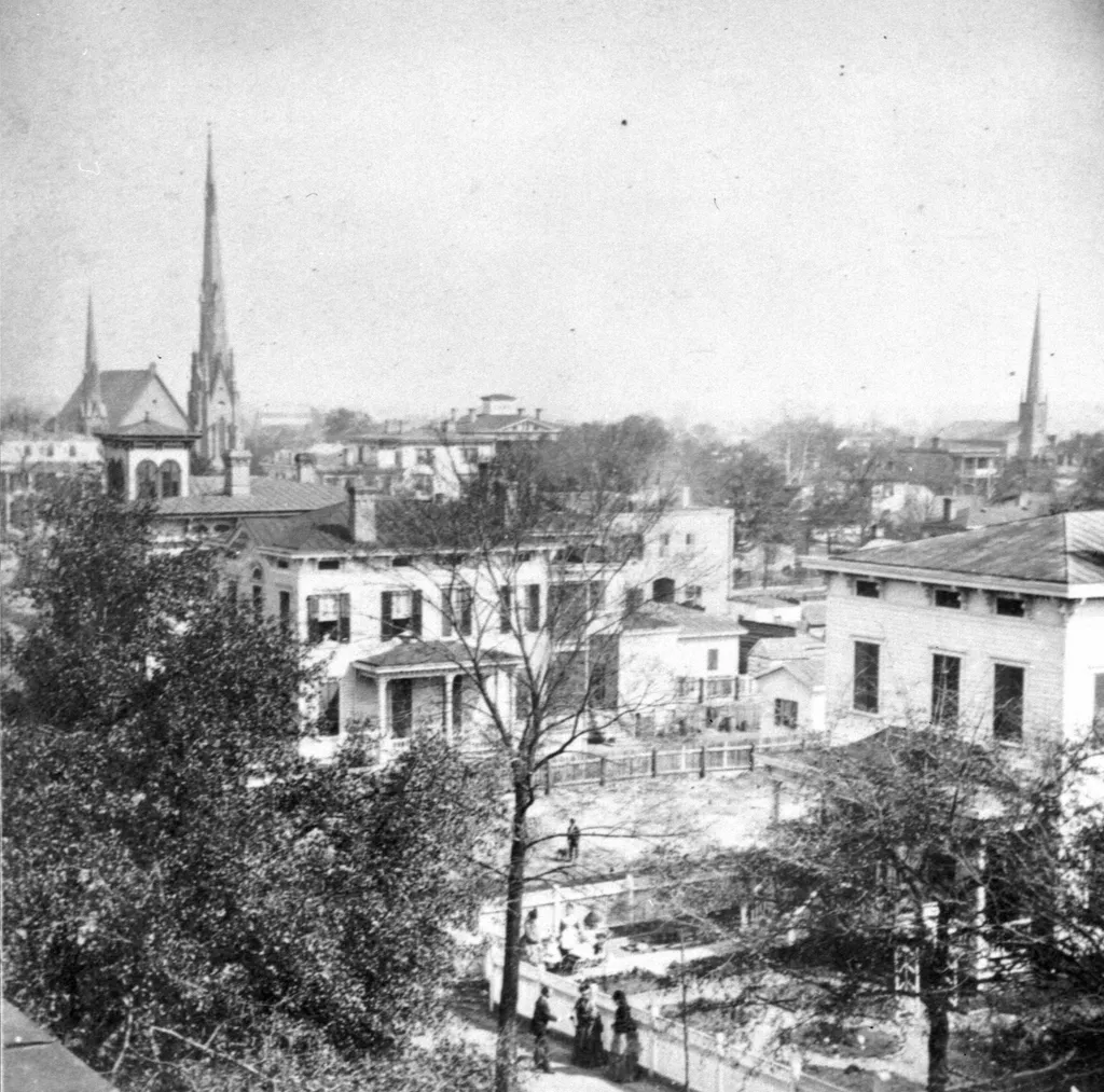 Historic view of Wilmington, North Carolina, circa 1898